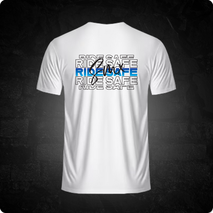 White T-shirt - SMX / RideSafe