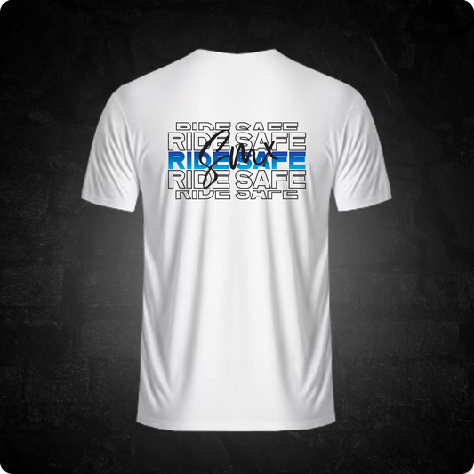 White T-shirt - SMX / RideSafe